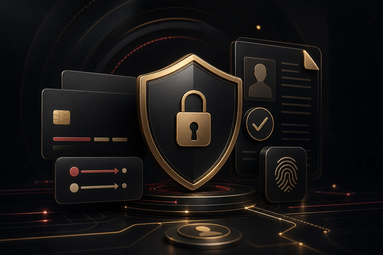 Icone di pagamento sicuro e verifica del conto Betroom